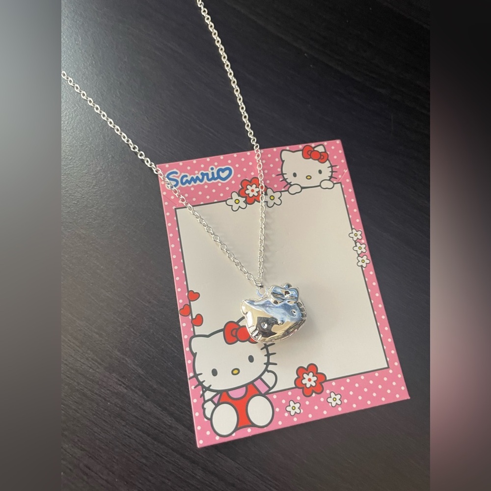 Trendy Hello Kitty Locket Necklace
